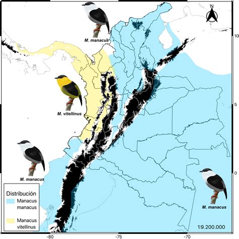Mapa de distribución de especies endémicas chilenas