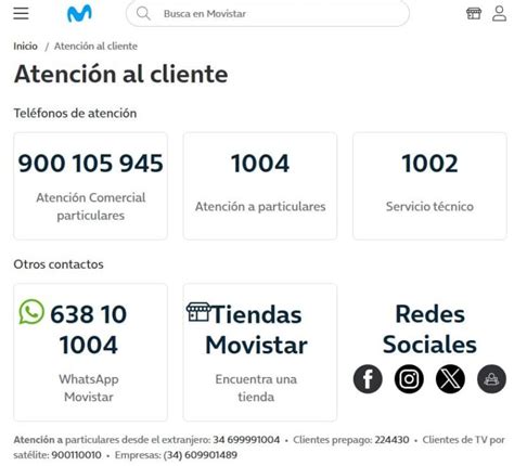 Teléfono de atención al cliente para personas mayores.