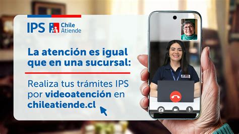 Esquema que muestra los pasos para realizar la videoatención o visita presencial en sucursales de ChileAtiende