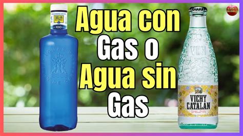 Infografía: Comparación de beneficios entre agua natural y agua con gas