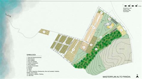 Mapa del sector Pangal Bajo con ruta de búsqueda destacada