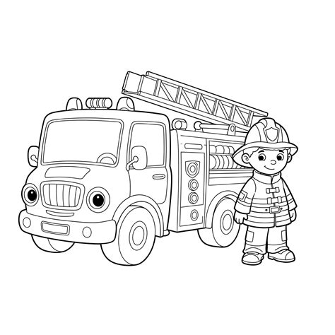 Fotografía de un carro de bomberos con flores