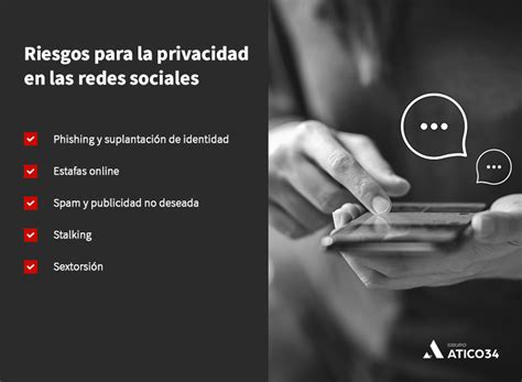 Tabla comparativa de los principales riesgos de privacidad en redes sociales