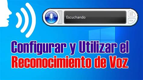 Ilustración del sistema de reconocimiento de voz de Windows