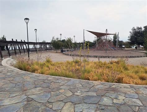 Foto aérea del Parque de la Chilenidad con áreas de juegos y bike park
