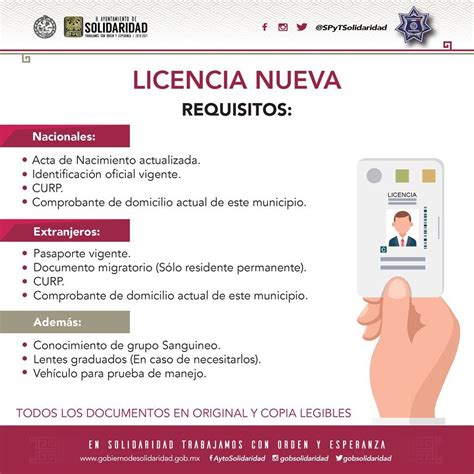 documentos y requisitos para licencia de conducir