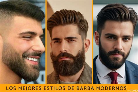 diferentes estilos de barba y cabello corto para hombres maduros
