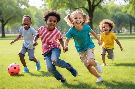 Foto: Niños jugando en un espacio limitado