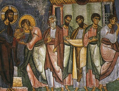 Representación de ancianos y apóstoles en la iglesia primitiva