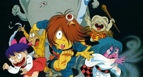 Portada del manga original de GeGeGe no Kitaro con los personajes principales