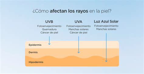Comparación visual de piel con fotoenvejecimiento y piel sin exposición solar excesiva.