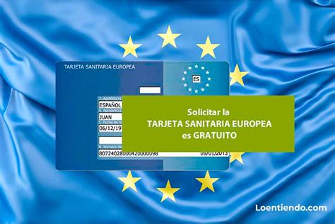 Ilustración que muestra el logo de la Tarjeta Sanitaria Europea y un mapa de Europa con los países miembros resaltados.