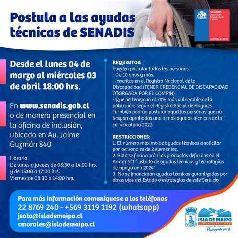 Infografía: Proceso de solicitud de ayudas técnicas SENADIS