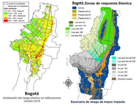 Infografía: Mapa de amenazas sísmicas y zonas de vulnerabilidad en Bogotá