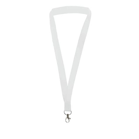 Cinta lanyard blanca en rollo para sublimación