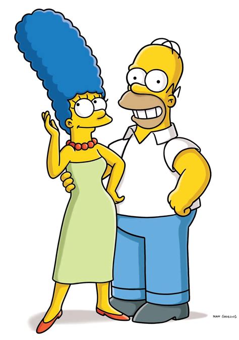 Marge y Homer abrazándose, simbolizando la reconciliación