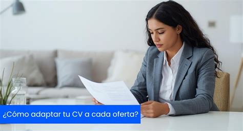 infografía sobre cómo personalizar el CV para cada oferta