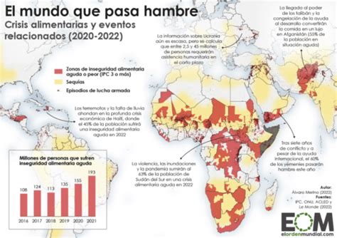 Mapa de zonas con alta inseguridad alimentaria en Brasil