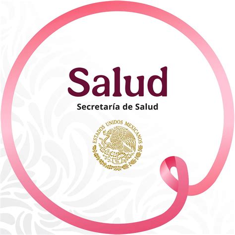 Logo de la Secretaría de Salud de México con una imagen de un centro de salud.