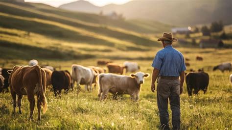 Persona cuidando animales en un entorno rural