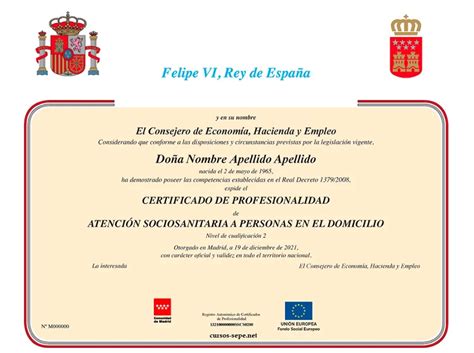 Infografía que detalla los pasos para obtener el certificado de profesionalidad y las formaciones complementarias recomendadas.