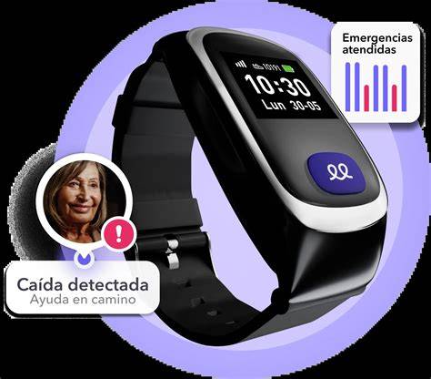 Reloj de teleasistencia Durcal: detección de caídas y alertas
