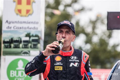Retrato de Carlos del Barrio, copiloto de rallyes