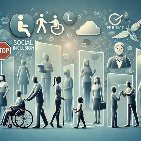 Infografía sobre las barreras invisibles (prejuicios y estigmas) que enfrentan las personas con discapacidad en el entorno laboral.