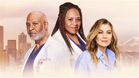 Infografía del Grey Sloan Memorial con el equipo médico principal