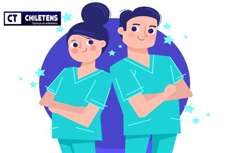 Grupo de profesionales TENS (Técnicos en Enfermería de Nivel Superior) interactuando con un paciente adulto mayor en un entorno domiciliario