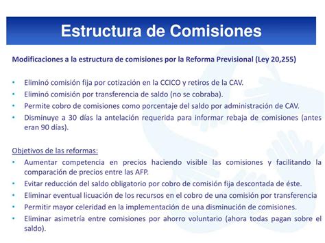 Infografía: Estructura de comisiones de las AFP