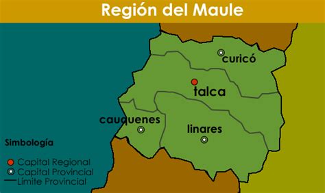 Mapa de la Región del Maule destacando las 68 comunas beneficiadas por el programa
