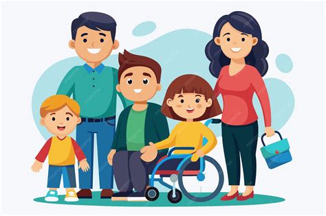 Familia apoyando a un niño con discapacidad visual en el aprendizaje