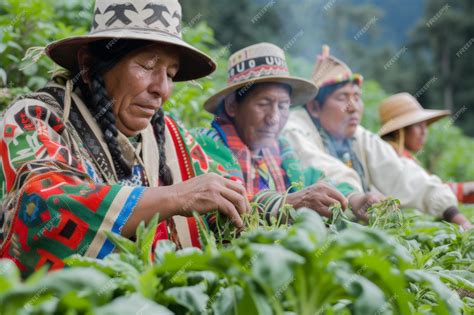 Ancianos mapuche trabajando en actividades agrícolas tradicionales