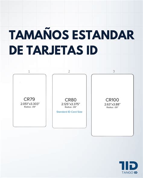 Infografía comparativa: Tamaños estándar de tarjetas (PVC vs. credenciales tipo crédito)