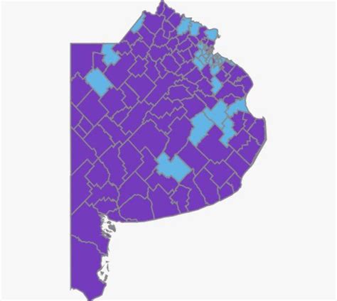 Mapa de ubicación de las sedes del estudio en Buenos Aires