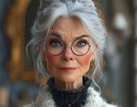 Representación hiperrealista de la Abuelita generada por inteligencia artificial.