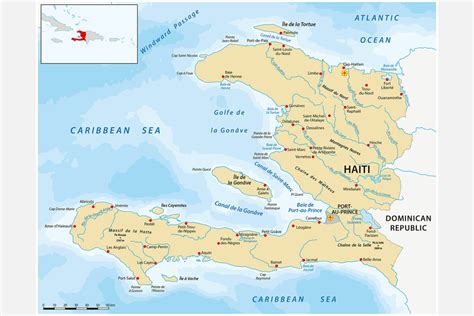 Mapa de ubicación del barrio de Wharf Jérémie en Puerto Príncipe, Haití, resaltando las zonas bajo control de las bandas criminales.