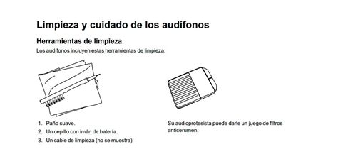 Guía de mantenimiento y limpieza de audífonos