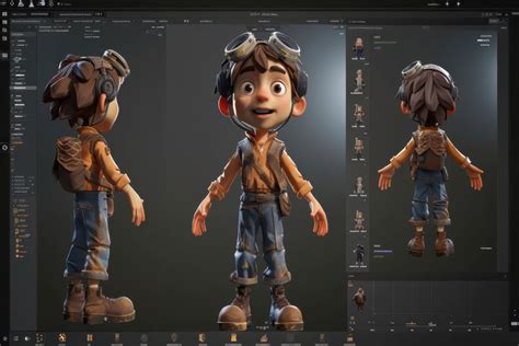Ilustración de las técnicas de animación 3D y Stop Motion utilizadas en el cortometraje Ian