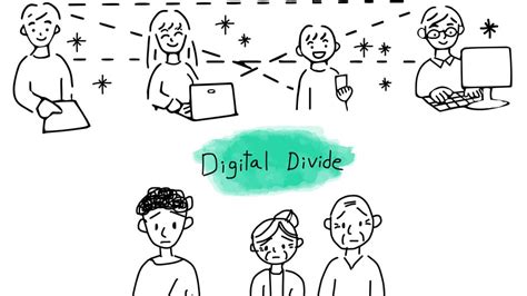Infografía sobre acceso a la educación y brecha digital en personas mayores