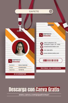 interfaz de edición de plantillas de credenciales