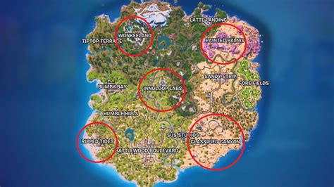 Mapa de Monster Hunter 3 con las ubicaciones del Anciano Vegetal marcadas