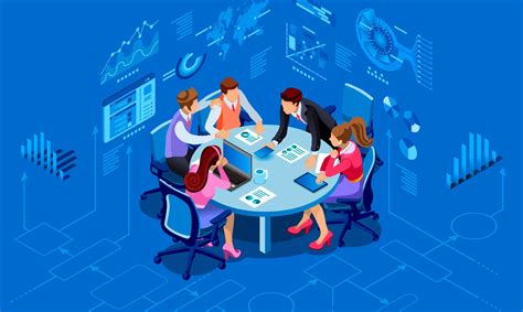 Esquema de un equipo de TI trabajando en proyectos de innovación
