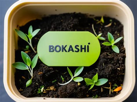Imagen de un sistema Bokashi para compostaje en interiores