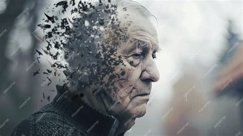 Anciano sumido en sus recuerdos con una expresión nostálgica