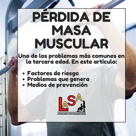 Infografía mostrando la pérdida de masa muscular con la edad y cómo el ejercicio puede contrarrestarla