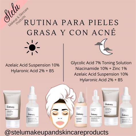 Rutina de cuidado facial para piel con acné