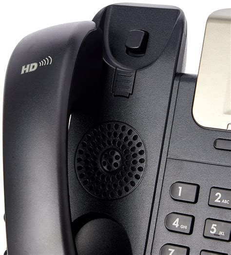 Teléfono inalámbrico VoIP en color negro