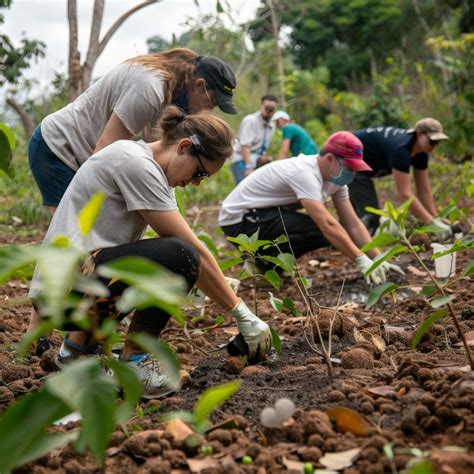 Foto de voluntarios trabajando en un proyecto de conservación ambiental en Chile